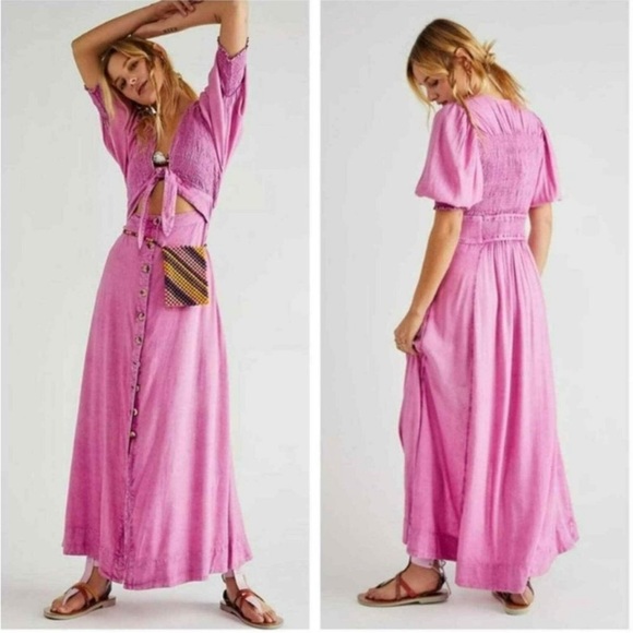 Free People String of Hearts Maxi Dress - Picture 4 of 7